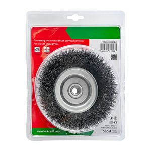 Wire Cup Brush Crimped Plain 150mmxm14 Blister